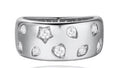 14K White Gold Multi-Shape Diamond Ring by Miss Mimi