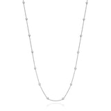 Diamond by the Yard Necklace in White