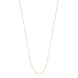 Diamond by the Yard Necklace in Rose