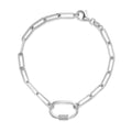 Bolt paper clip link bracelet - Miss Mimi