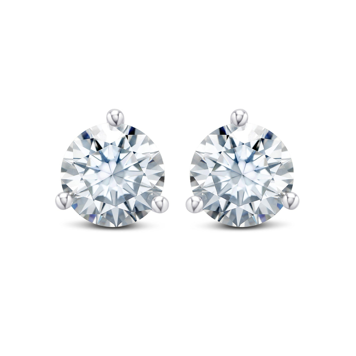 0.5CT Martini Studs in White by Miss Mimi