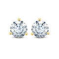 0.75CT Martini Studs in Yellow by Miss Mimi