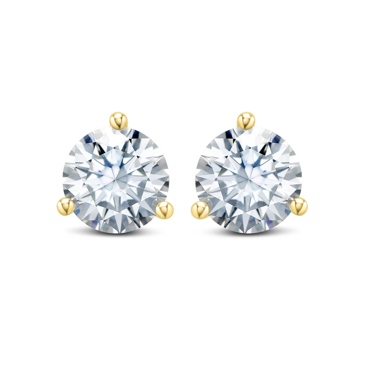 0.50CT Martini Studs in Yellow by Miss Mimi