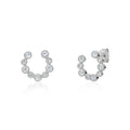 Sterling Silver Circle of Life Stud Earrings by Miss Mimi