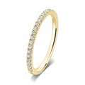 14K Yellow Gold Lab Grown Diamond Band