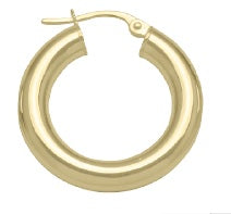 10K Yellow Gold Hoop Earrings