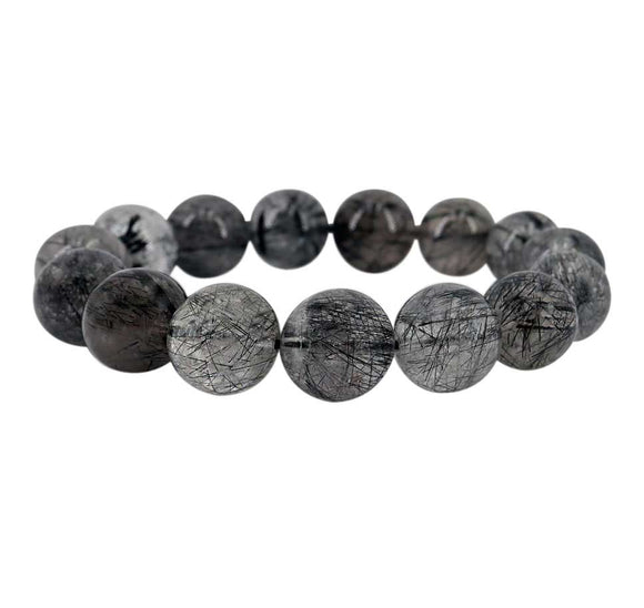 Black Rutilated Quartz Bracelet