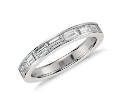 14K Baguette Cut Lab Grown Diamond Band