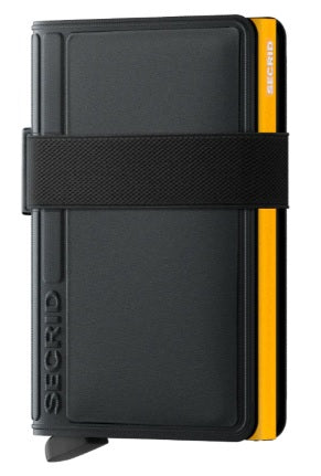 TPU Black-Ochre Band Wallet by Secrid