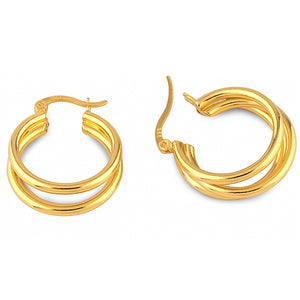 Gold Plated Hoop Earrings