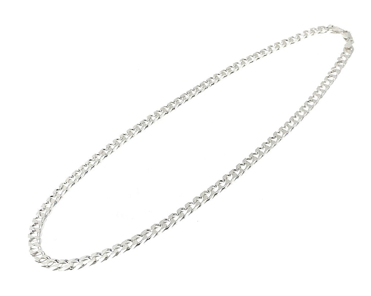 Sterling Silver Square Curb Chain | 22"