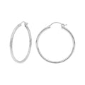 Sterling Silver 25mm Hoops