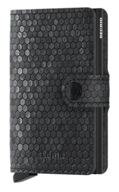 Hexagon Black Miniwallet by Secrid