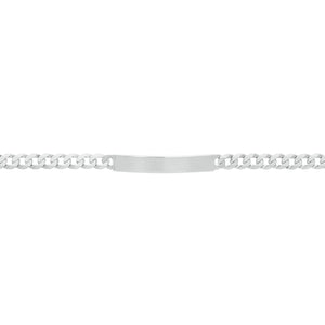 Sterling Silver Curb ID Bracelet