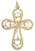 10K Filigree Cross Pendant