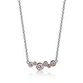 Sterling Silver Two-tone "Bubble Collection" Necklace by ELLE