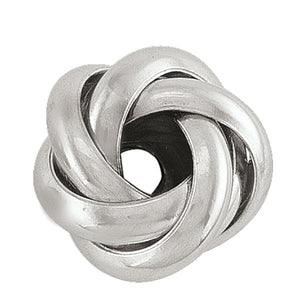 Sterling Silver Love Knot Earrings