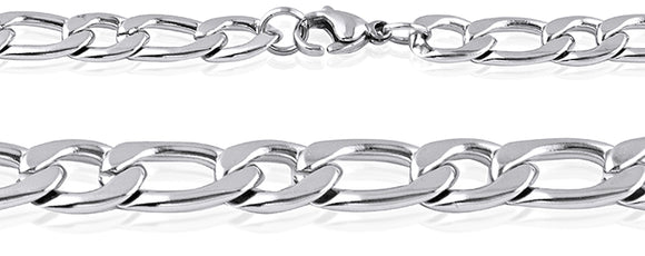 Stainless Steel Figaro Chain | 18