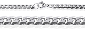 Stainless Silver Curb Chain | 18"