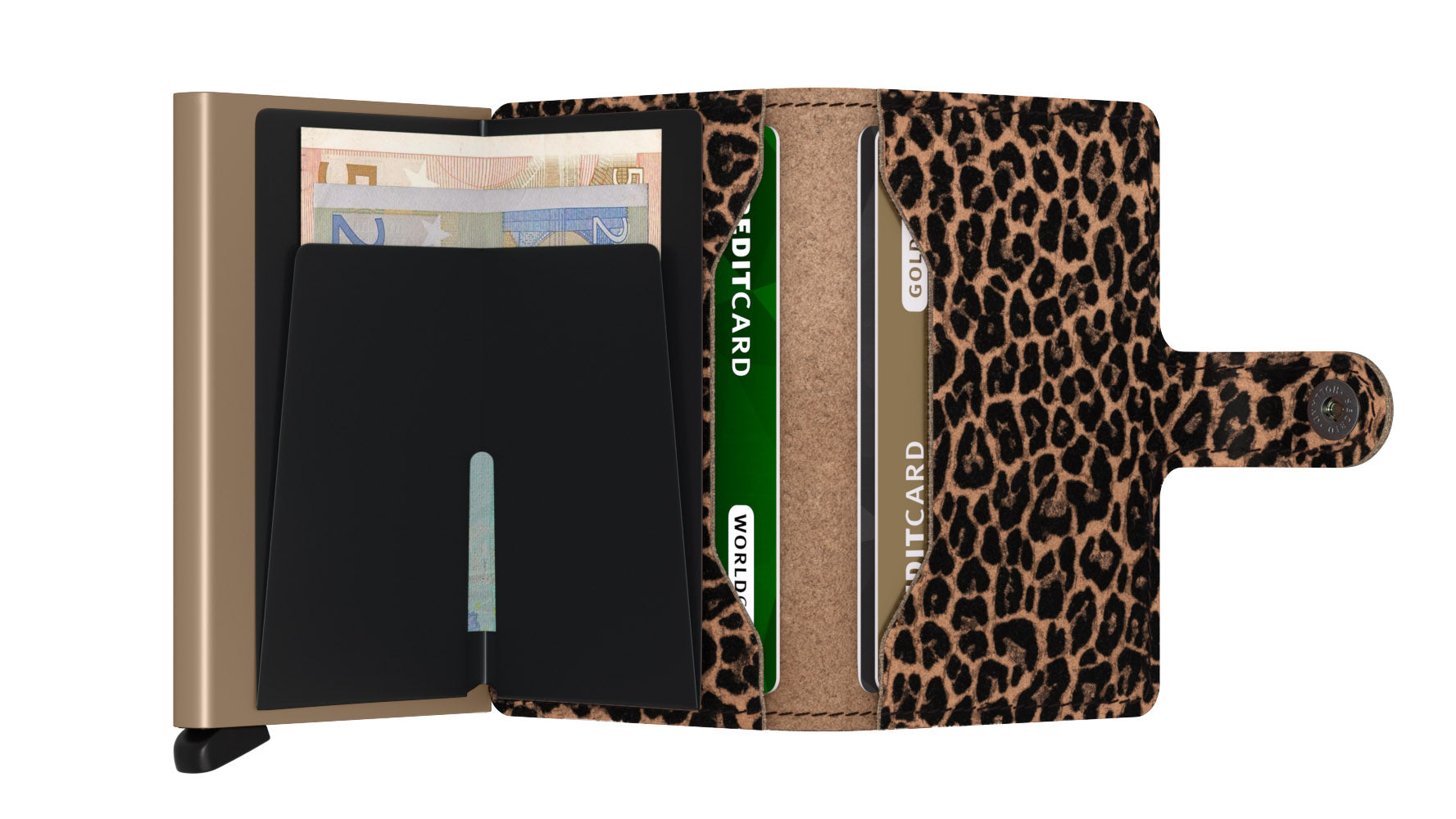 Leo Beige Miniwallet by Secrid