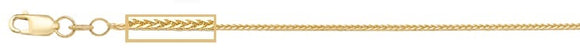 14K Yellow Gold Wheat link Chain | 20