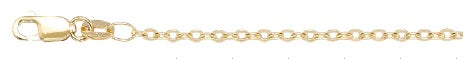 10K Yellow Gold Cable Chain | 20.75