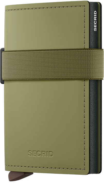 Matte Leaf-Khaki Bandwallet by Secrid