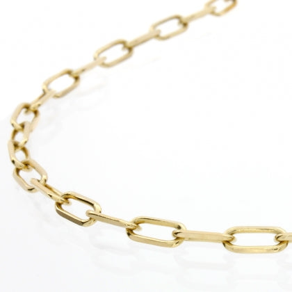 10K Yellow Gold Diamond Cut Cable Chain