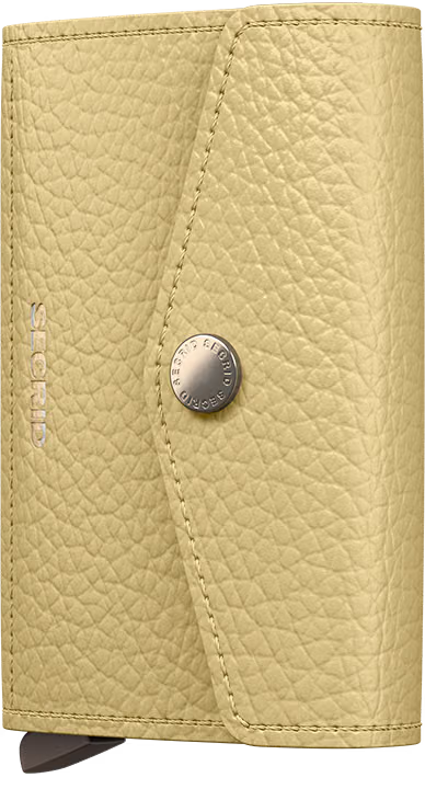 Pebble Butter Yellow Envelopewallet by Secrid