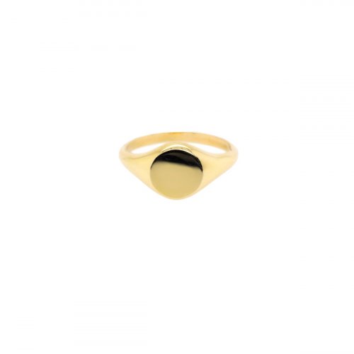 10K Yellow Gold Signet Ring