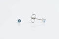 14K Yellow Gold March Birthstone Studs