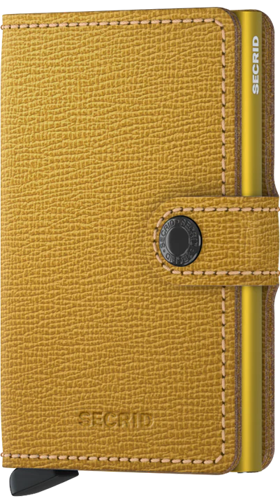 Crisple Ochre Miniwallet by Secrid