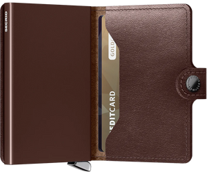 Dusk Dark Brown Miniwallet by Secrid