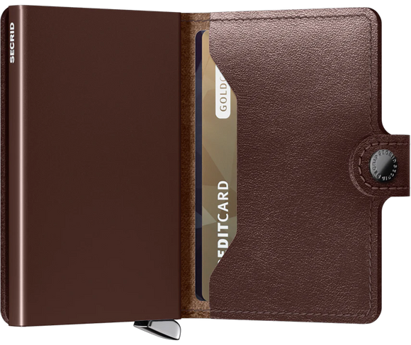 Dusk Dark Brown Miniwallet by Secrid