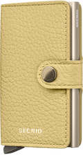 Pebble Butter Yellow Miniwallet by Secrid
