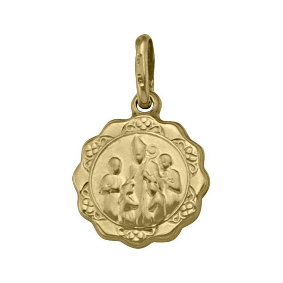 10K YELLOW GOLD  CONFIRMATION MEDAL PENDANT