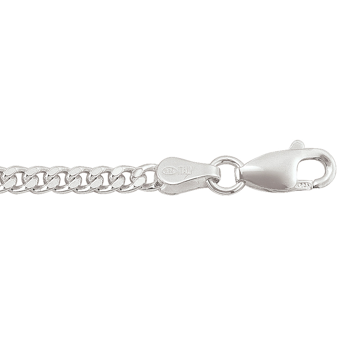Sterling Silver Solid Curb Chain | 18"