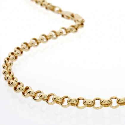 10K Yellow Gold Rolo Chain | 18