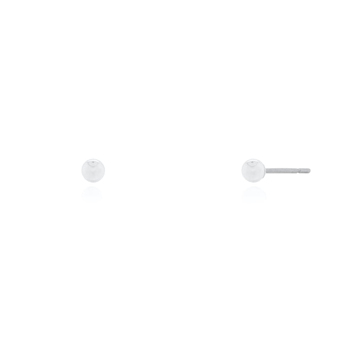 Sterling Silver Ball Studs | 6mm