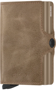 Vintage Taupe Twinwallet by Secrid