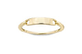 14K Yellow Gold Beaded Band Ring by Miss Mimi