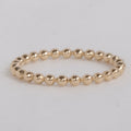 14K Beaded Stacker Ring by Miss Mimi