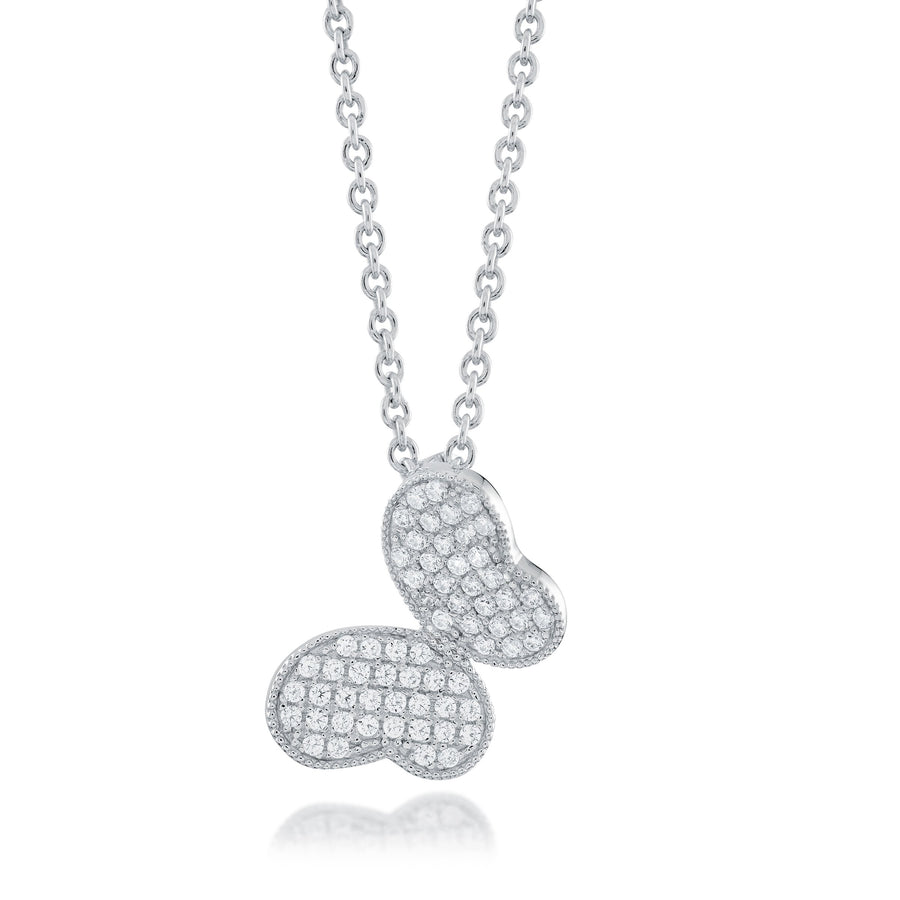 Sterling Silver Butterfly Pendant by Miss Mimi