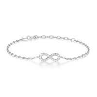 Sterling Silver Infinity Bracelet by Reign