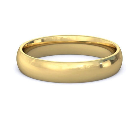 10K Yellow Gold Comfort Fit Band