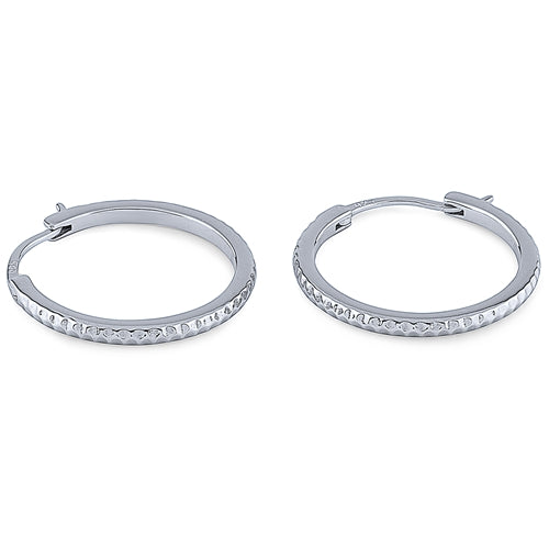 Sterling Silver Hoop Earrings