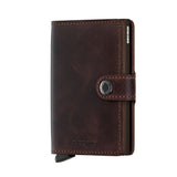 Vintage Chocolate Miniwallet by Secrid