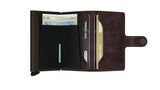Vintage Chocolate Miniwallet by Secrid