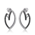 Sterling Silver Cubic Zirconia Earrings by ELLE