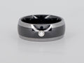 Ceramic Tungsten Cubic Zirconia Ring Availabel at The Vault Fine Jewellery 